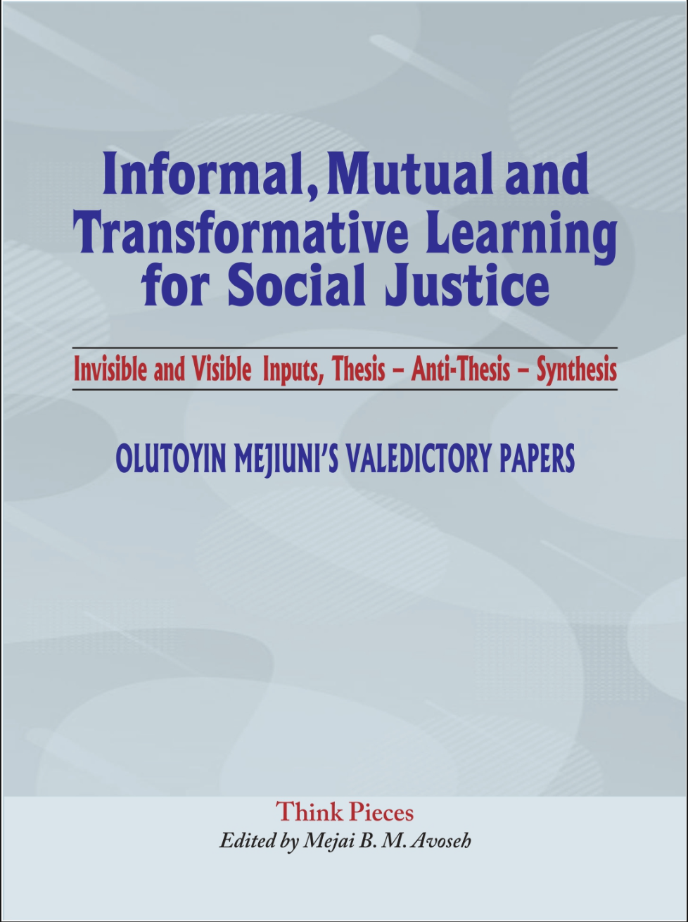 Informal, Mutual and Transformative  Learning for Social Justice
